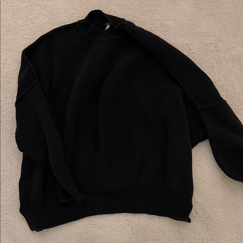 Free People Black Easy Street Tunic XS